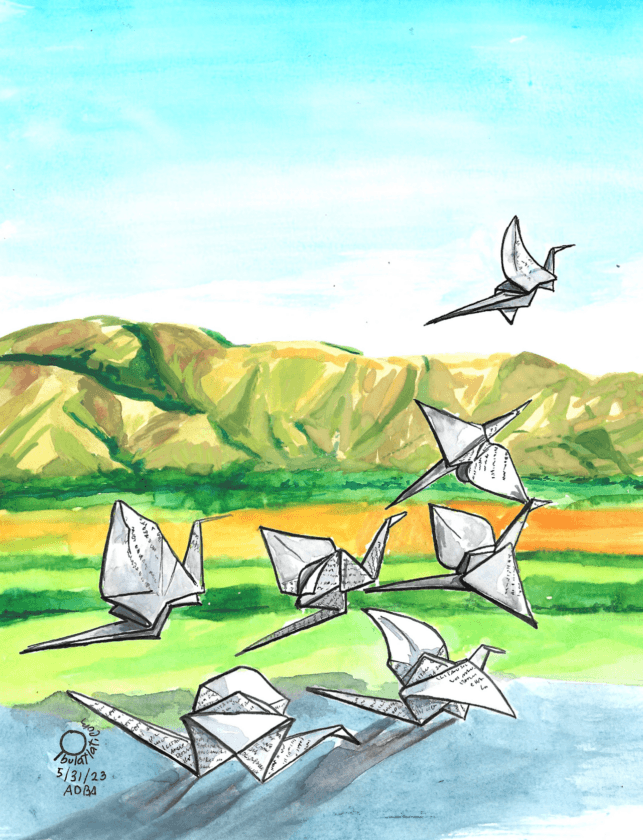 1,000 cranes for the disappeared
