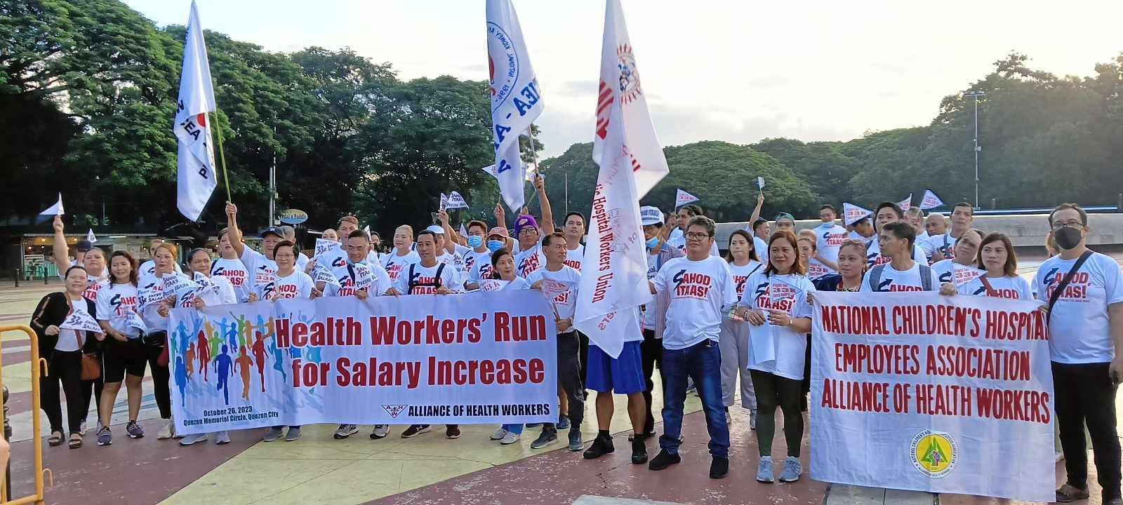 Ang Bayan Health Workers Run Inilunsad Para Sa Dagdag Sweldo 1590