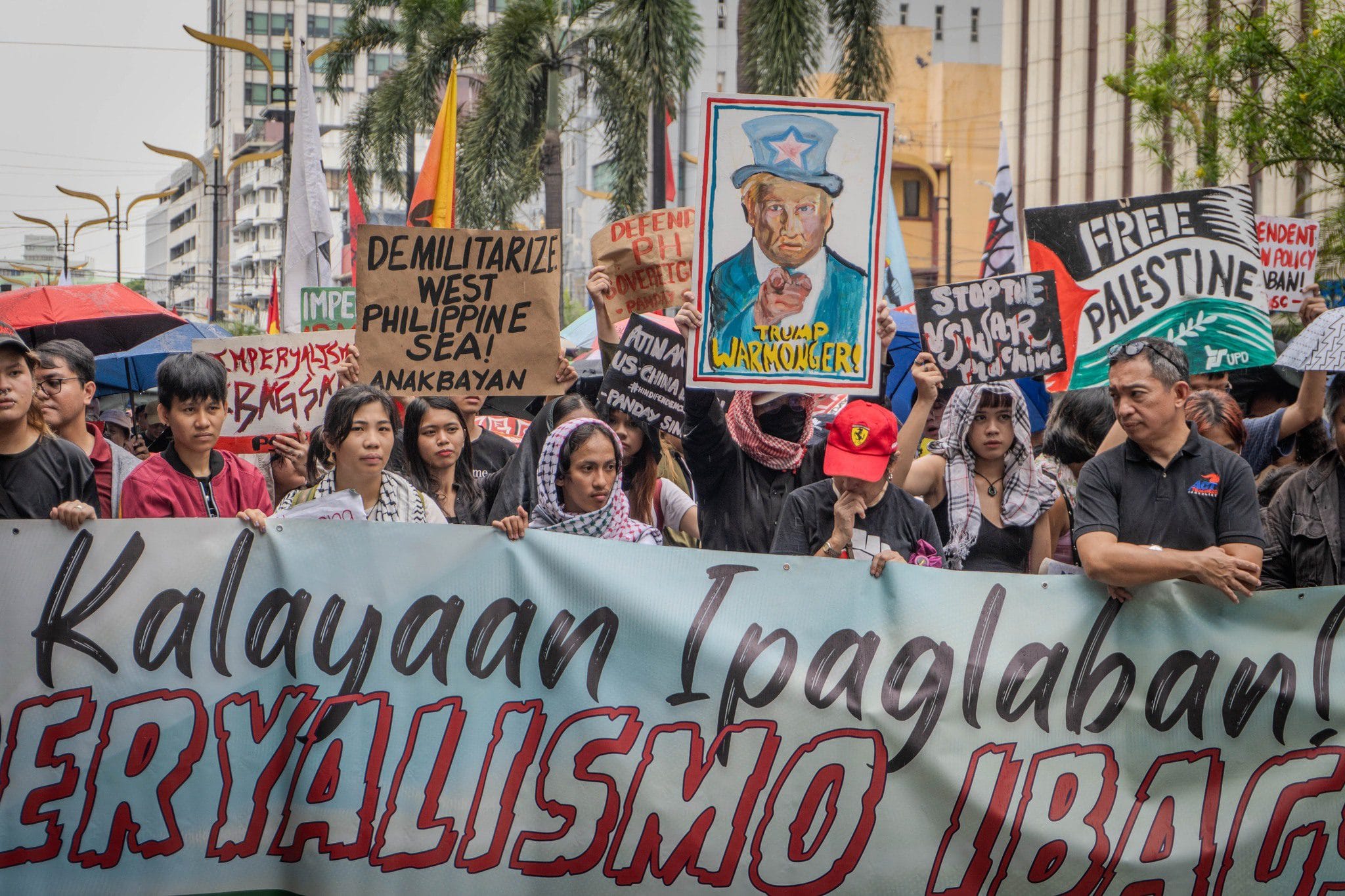 On 127th Independence Day, progressives protest US military intervention