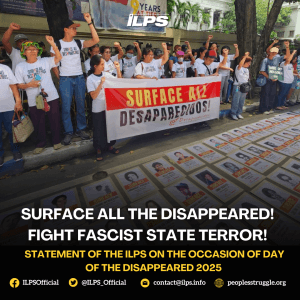 Surface All the Disappeared! Fight Fascist State Terror!