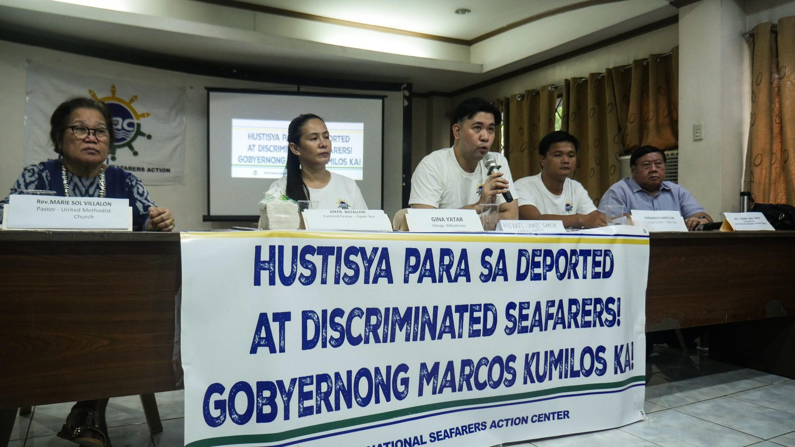 Mga tripulanteng Pinoy, biktima ng diskriminasyon ng gobyernong US