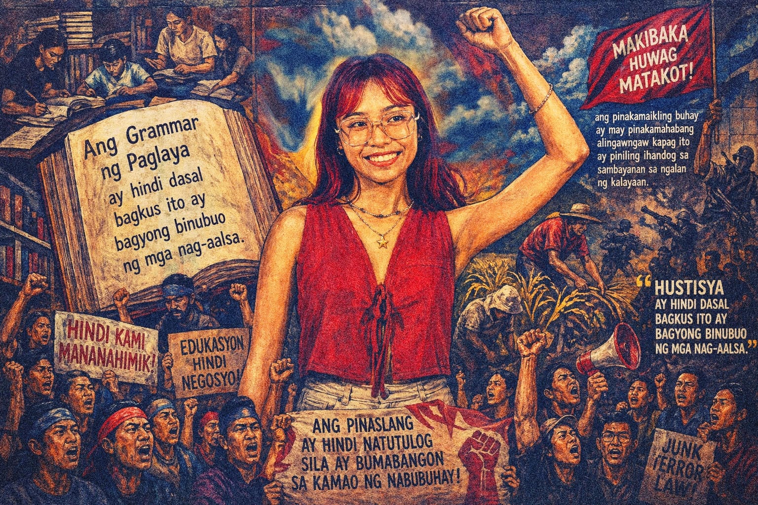 Gramatika ng Paglaya | Isang tula para kay Alyssa