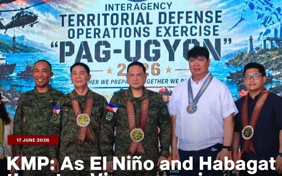 KMP: As El Niño and Habagat threaten Visayas agri, government prioritizes war drills over farmers’ survival – updates from the peasant movement of the Philippines