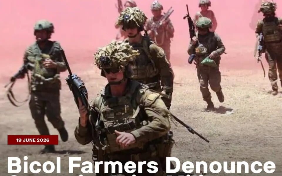 Bicol Farmers Denounce Surge in Joint Military Exercises – updates from the peasant movement of the Philippines