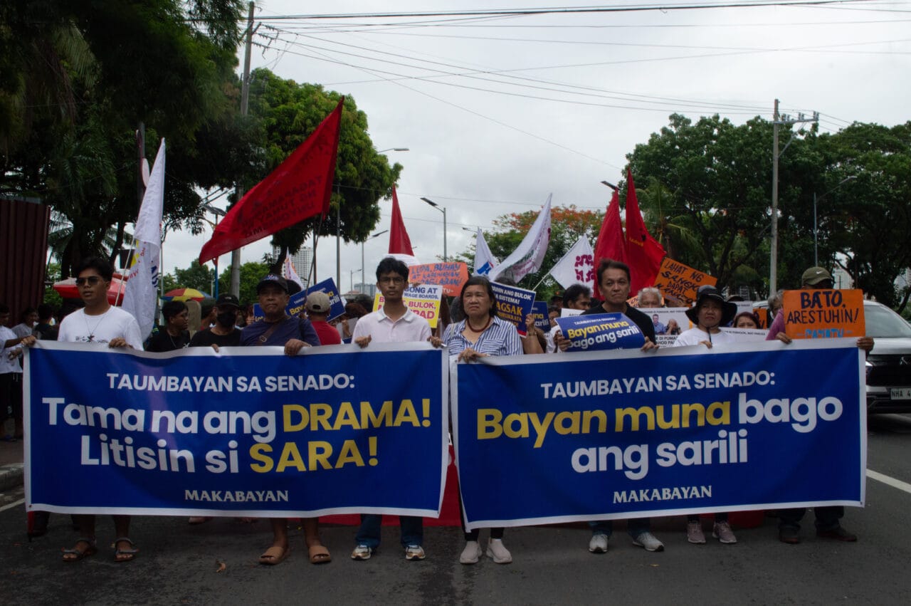‘Sara, panagutin!’ sigaw ng mga progresibong grupo tungong Senado –
