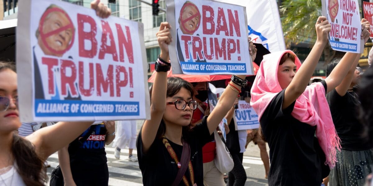 Friendship what? | Progressives protest continued US domination on PH soil 