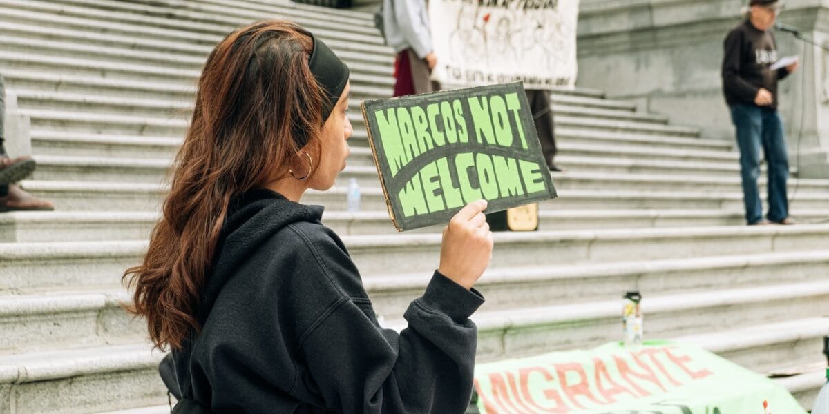 ‘King of corruption not welcome’: Protest greets Marcos Jr. in Vancouver