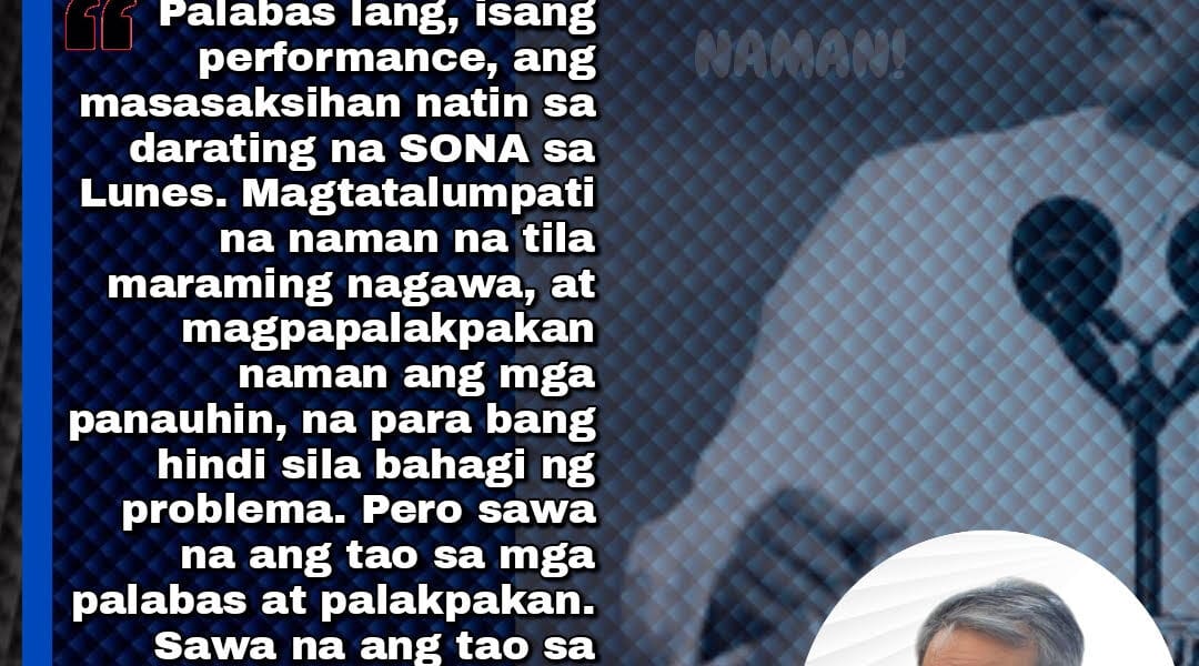 Panibagong buladas ang SONA ni Marcos Jr.