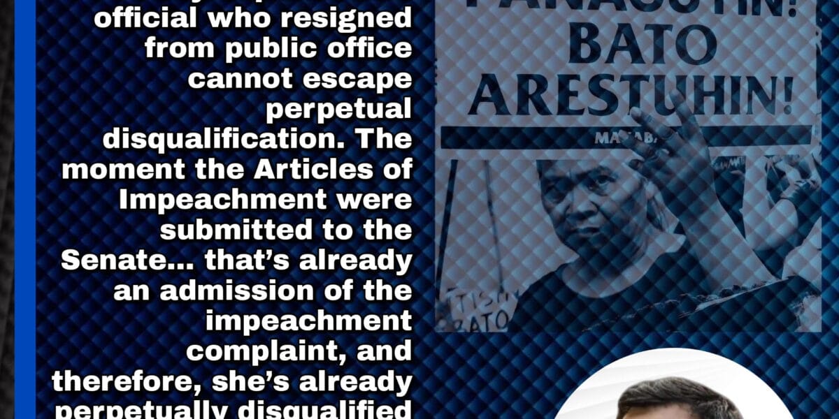 VP Sara’s resignation would not spare her from the consequences of impeachment
